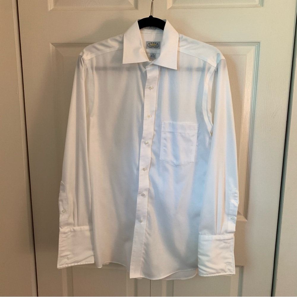 White Dress Shirt with French Cuffs
